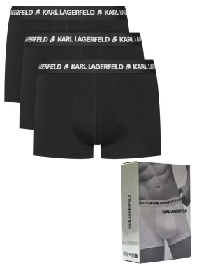 Bokserki męskie 3-pack  Karl Lagerfeld A1M47151 999 BLACK